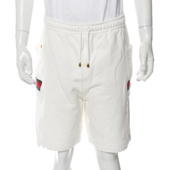 🦁 Gucci Interlocking G Web Embossed Jogger Shorts - Picture 12 of 14